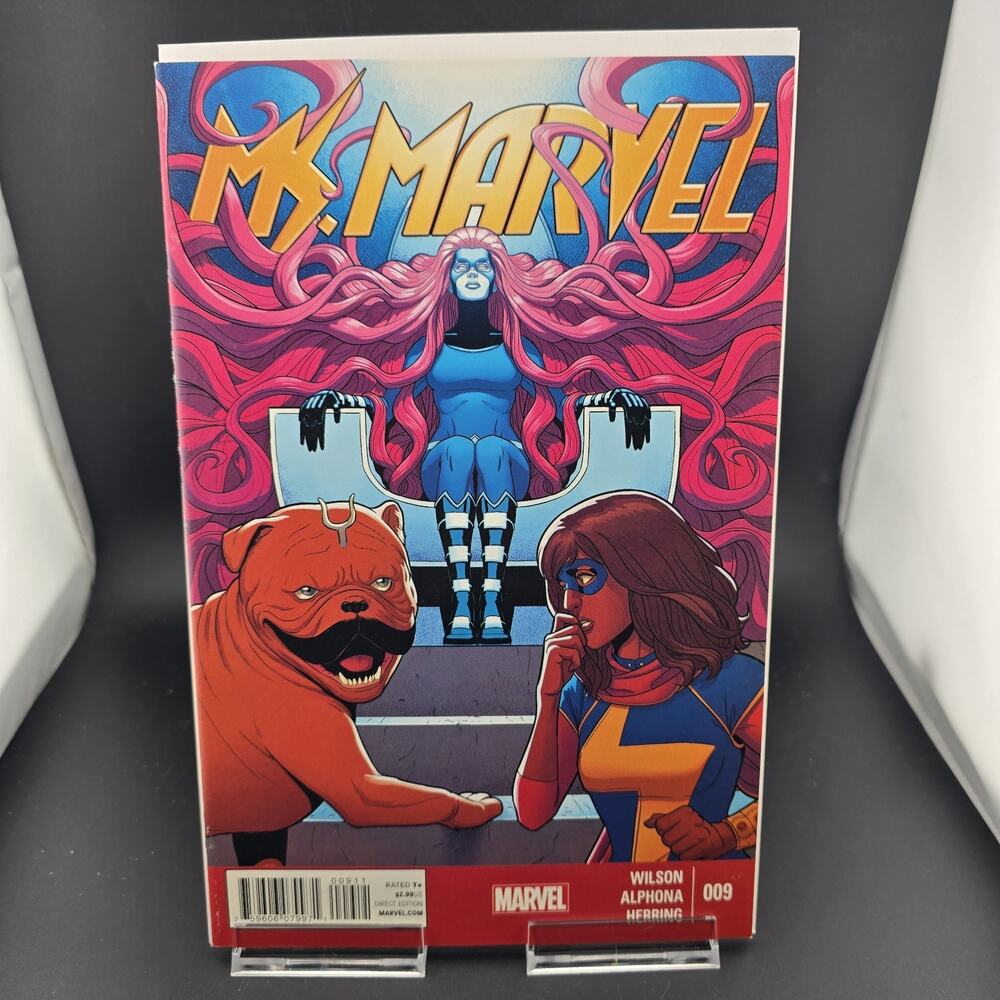 Ms. Marvel #9 (2014) NM 9.6+ Gorgeous Copy Kamala Khan Lockjaw Medusa Marvel